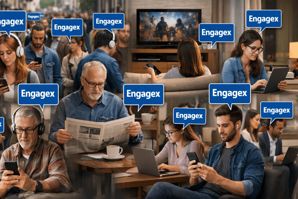 Engagex content network e marketplace