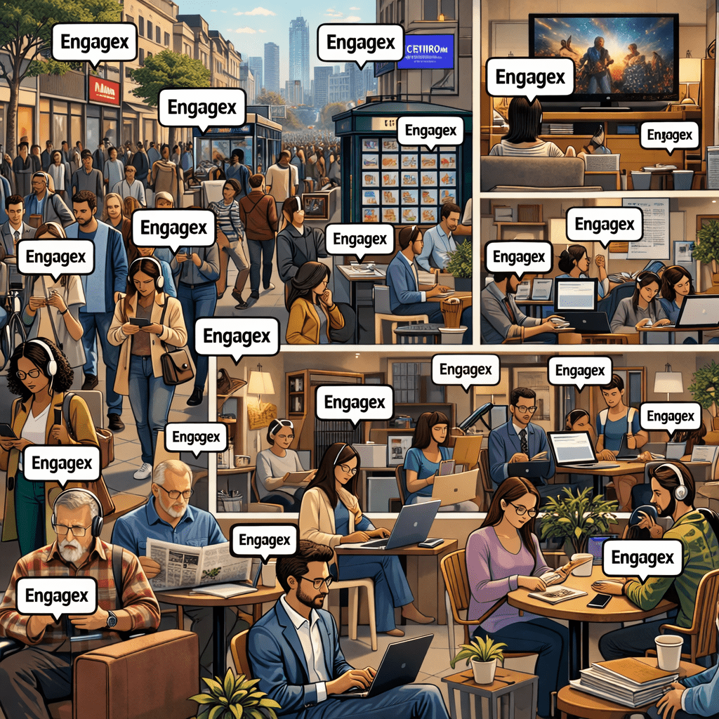 Engagex content network crossmediale